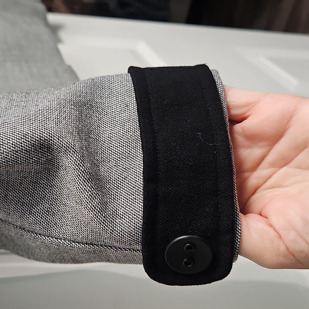 Vintage German-style Gray and Black Blazer - Picture 4 of 7